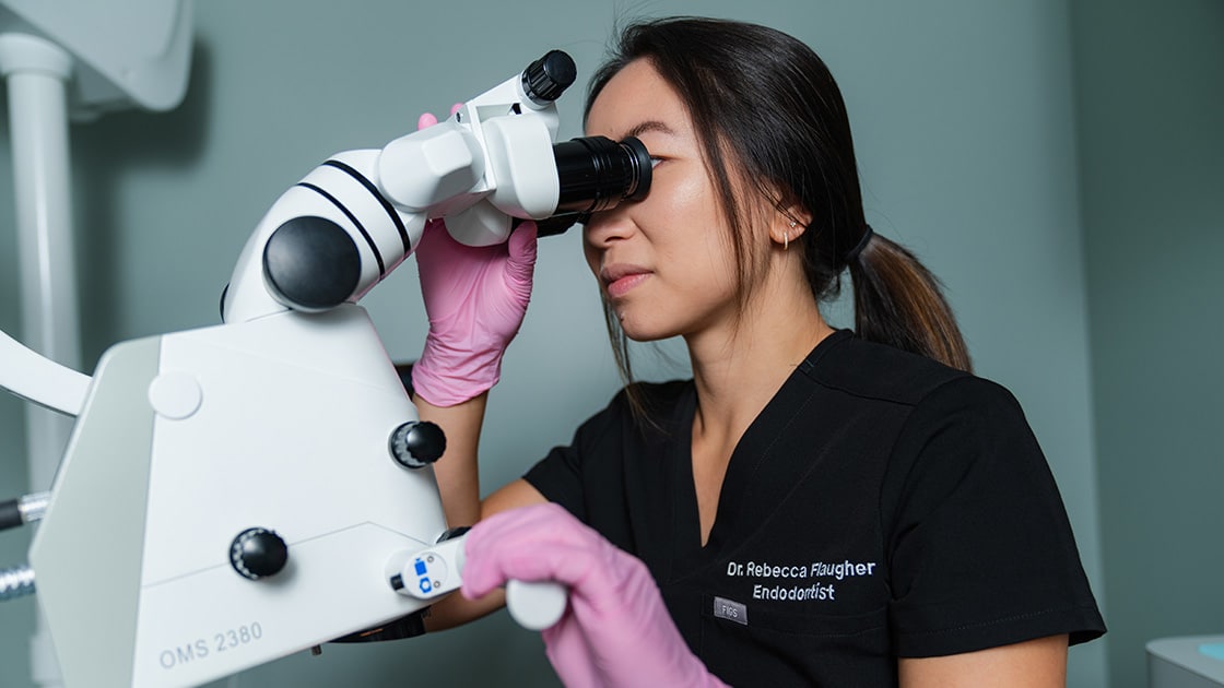 Doctor With Microscope